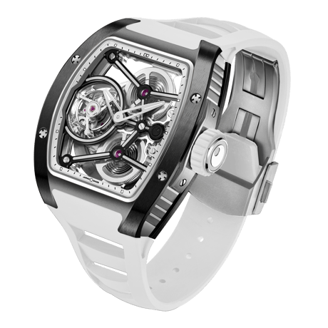 【限定商品】ZEROO T10 Automatic Tourbillon The Archer BK PVD/SS　FORTUNE TIME限定