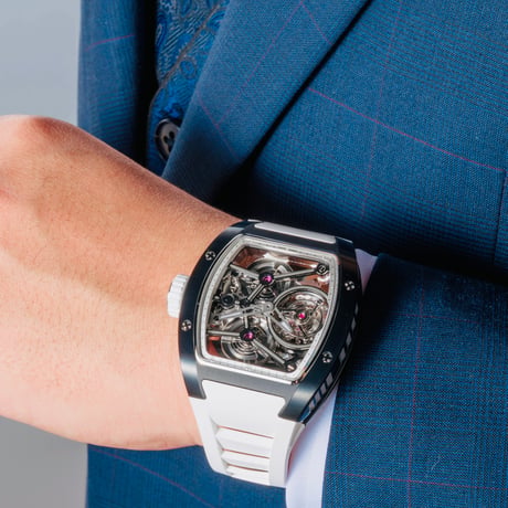 【限定商品】ZEROO T10 Automatic Tourbillon The Archer BK PVD/SS　FORTUNE TIME限定