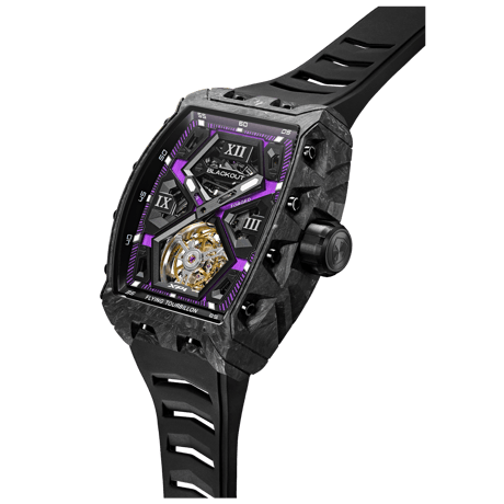 BLACKOUT WATCHES / XP1 Tourbillon LT Ultra Violet / BOXP1TBLTCUV
