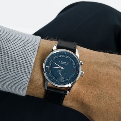NOMOS Glashütte / Zurich World Timer Midnaight Blue / ZR1X4BL2　807