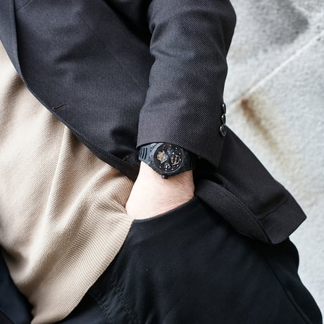 BLACKOUT WATCHES / XPE Tourbillon Ultra Black / BOXPETBLUBK