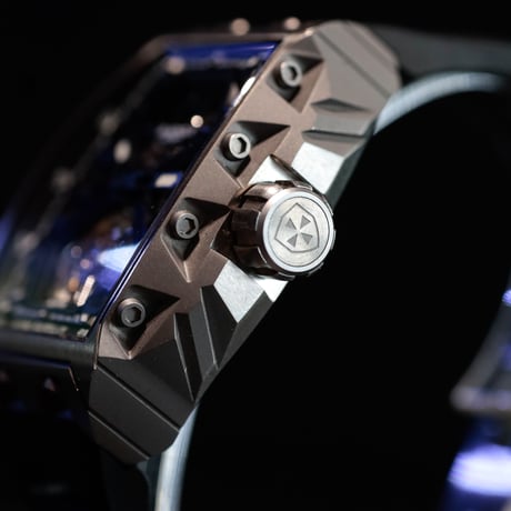 BLACKOUT WATCHES / XP1 Tourbillon Titanium Orange / BOXP1TBTIOR