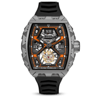 BLACKOUT WATCHES / XP1 Tourbillon Titanium Orange / BOXP1TBTIOR