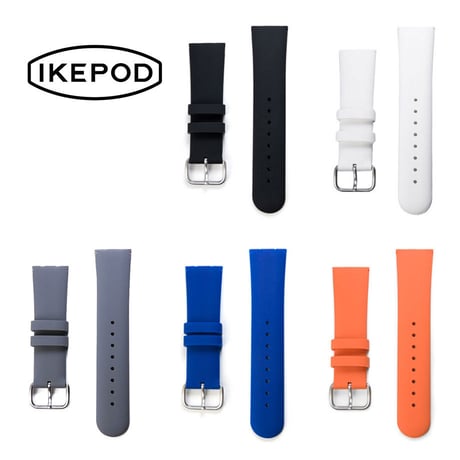IKEPOD / 専用シリコンラバーストラップ / 美錠付き