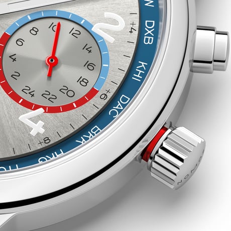 NOMOS Glashütte / Club Sport neomatik Worldtimer Silver / NM791
