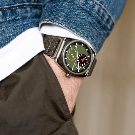 Louis Erard / Noirmont X / Alain Silberstein / LE85358TT06BTT89 Regulator Khaki