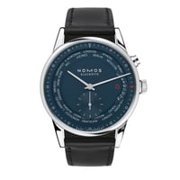 NOMOS Glashütte / Zurich World Timer Midnaight Blue / ZR1X4BL2　807