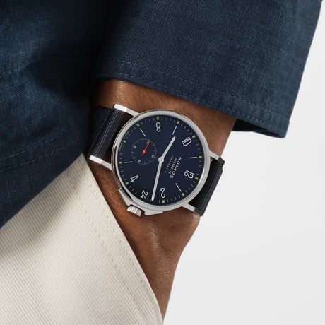 NOMOS Glashütte / Ahoi neomatik 38 Date atlantic / NM528