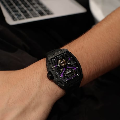 BLACKOUT WATCHES / XP1 Tourbillon LT Ultra Violet / BOXP1TBLTCUV