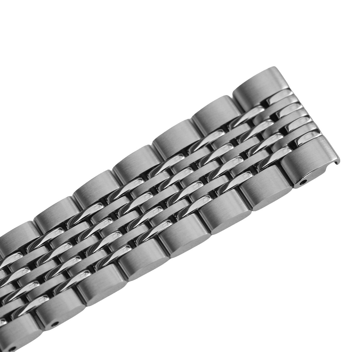 2025年1月購入】ノモス他 メタルブレスレット ラグ幅20mm 余りコマあり