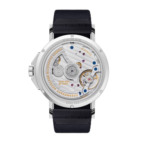 NOMOS Glashütte / Ahoi neomatik 38 Date atlantic / NM528