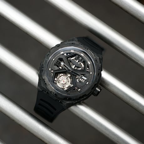 BLACKOUT WATCHES / XPE Tourbillon Ultra Black / BOXPETBLUBK