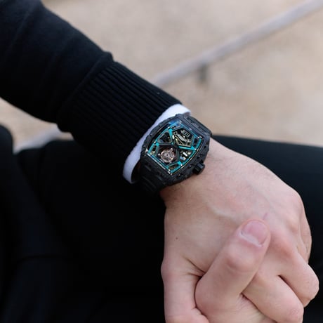 BLACKOUT WATCHES / XP1 Tourbillon LT Frozen Blue / BOXP1TBLTCFB