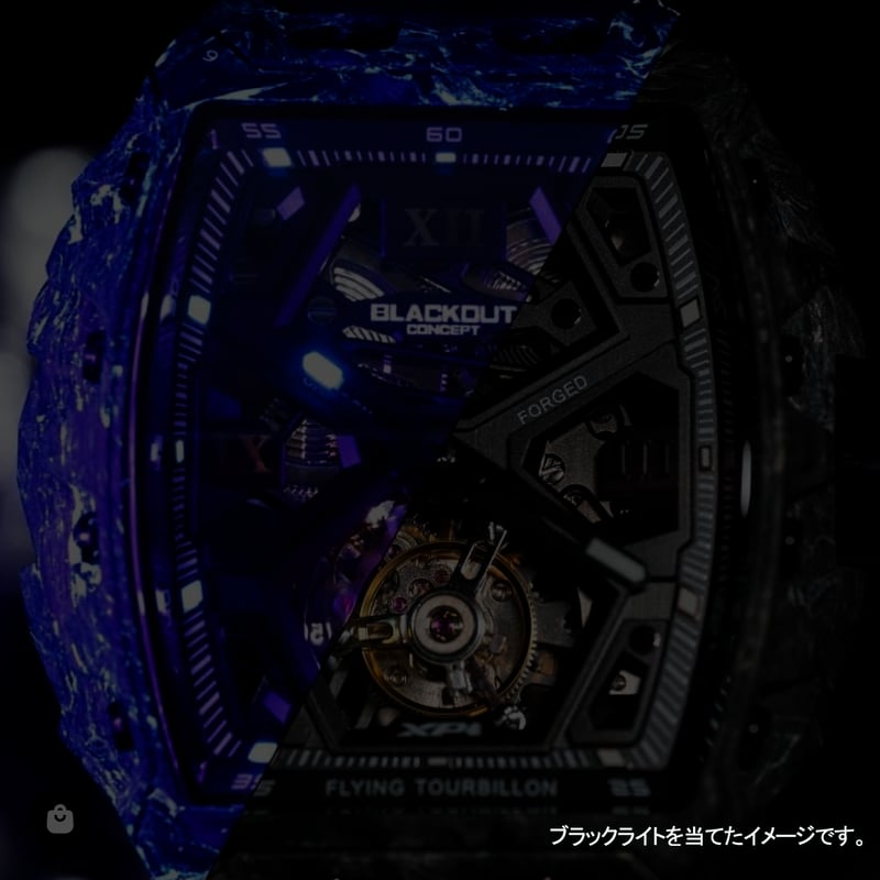 BLACKOUT WATCHES / XP1 Tourbillon LT Black / BO