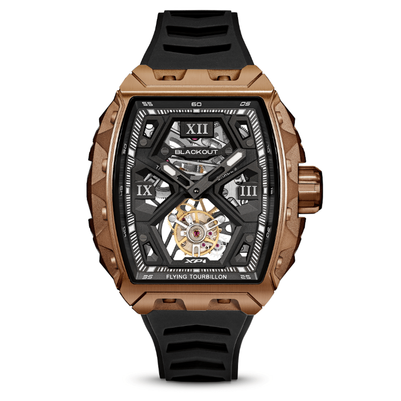 BLACKOUT WATCHES / XP1 Tourbillon Titanium Rose