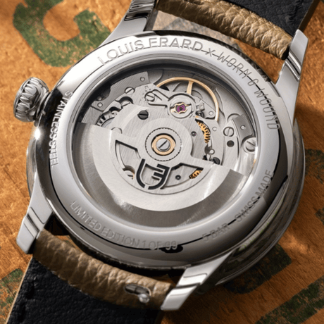 Louis Erard / Regulator Esprit Flinqué / Worn & Wound / Noirmont Mètiers d‘Art / LE85248AA65BVA158