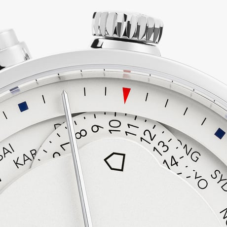 NOMOS Glashütte / Zurich World Timer / ZR1X4W2　805