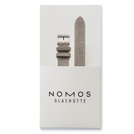 NOMOS Glashütte / Velour Leather beige / genuine strap