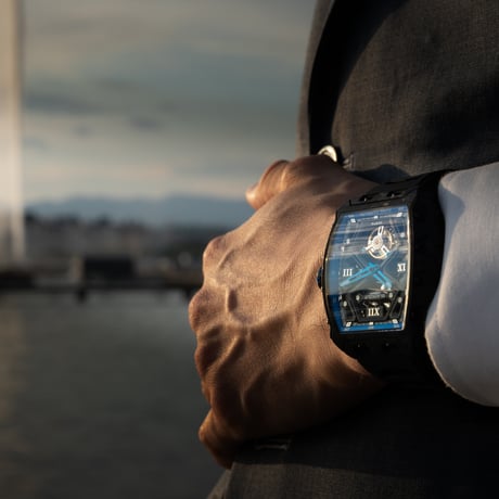 BLACKOUT WATCHES / XP1 Tourbillon LT Blue / BOXP1TBLTCDB