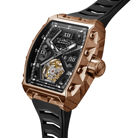 【限定商品】 BLACKOUT WATCHES / XP1 Tourbillon Titanium Rose Gold / BOXP1TBTIRGLTD