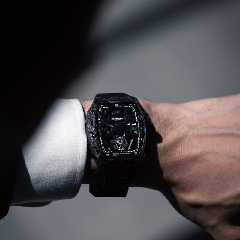 BLACKOUT WATCHES / XP1 Tourbillon LT Black / BO