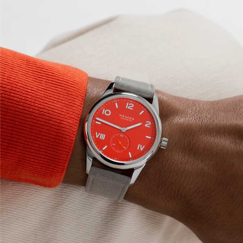 【だにえる】【未使用】NOMOS純正ストラップ＆ウィングクラスプ ウィングクラスプ、四角 — NOMOS Glashütte