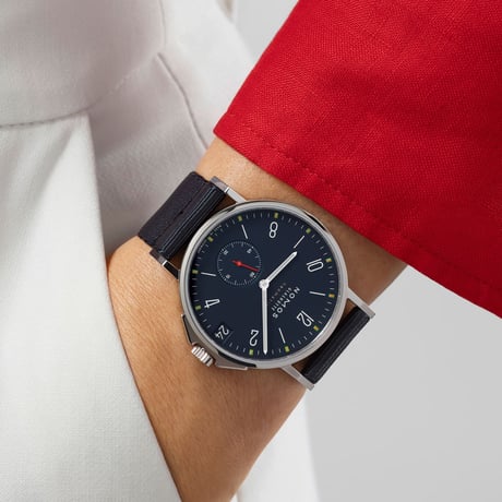 NOMOS Glashütte / Ahoi neomatik 38 Date atlantic / NM528