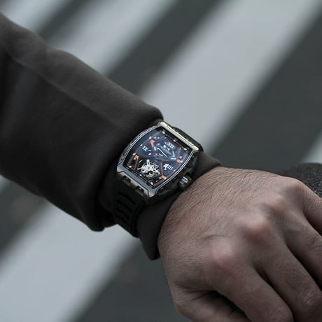 BLACKOUT WATCHES / XP1 Tourbillon Titanium Orange / BOXP1TBTIOR