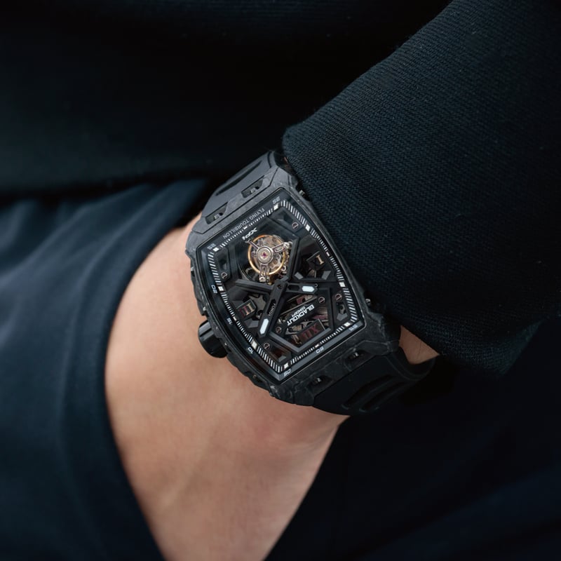 BLACKOUT XP1 Tourbillon LT Black 新品未使用 BLACKOUT WATCHES / XP1 Tourbillon LT Black / BO