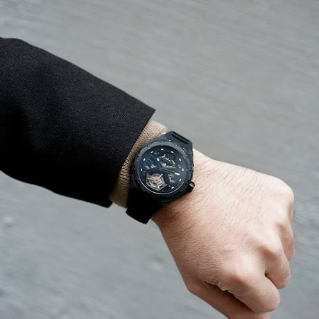 BLACKOUT WATCHES / XPE Tourbillon Ultra Black / BOXPETBLUBK