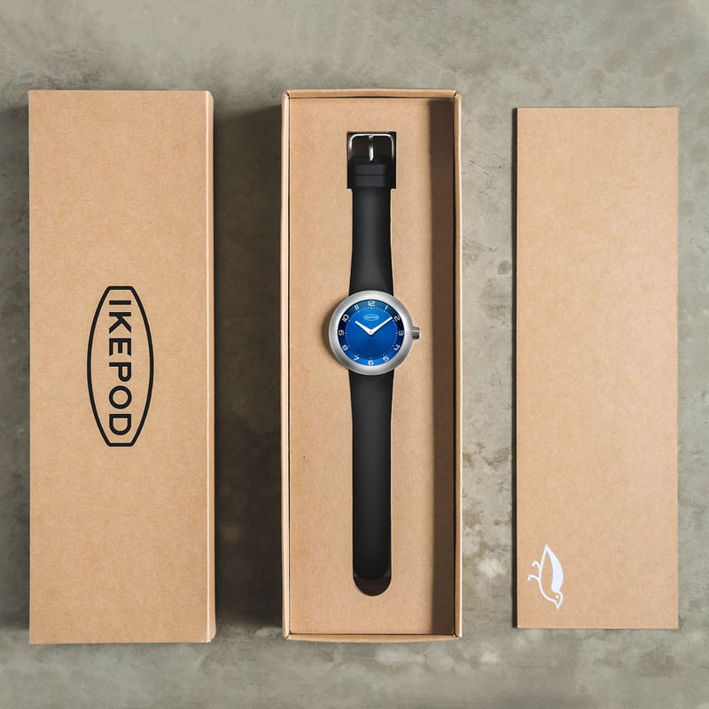 IKEPOD / DUOPOD / Blue Monday / IPD007SILB | 腕時