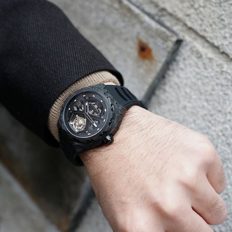 BLACKOUT WATCHES / XPE Tourbillon Ultra Black / BOXPETBLUBK