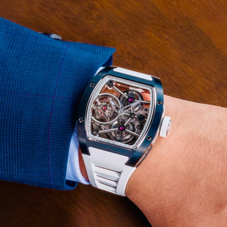 【限定商品】ZEROO T10 Automatic Tourbillon The Archer BK PVD/SS　FORTUNE TIME限定