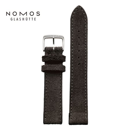 NOMOS Glashütte / Velour Leather anthracite / genuine strap