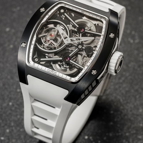 【限定商品】ZEROO T10 Automatic Tourbillon The Archer BK PVD/SS　FORTUNE TIME限定