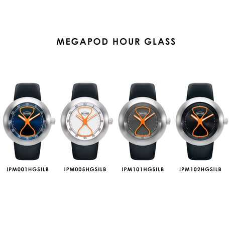 IKEPOD / Megapod /  Quazar Hour Glass / IPM102HGSILB / M102-HG-08