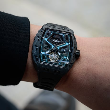 BLACKOUT WATCHES / XP1 Tourbillon LT Frozen Blue / BOXP1TBLTCFB