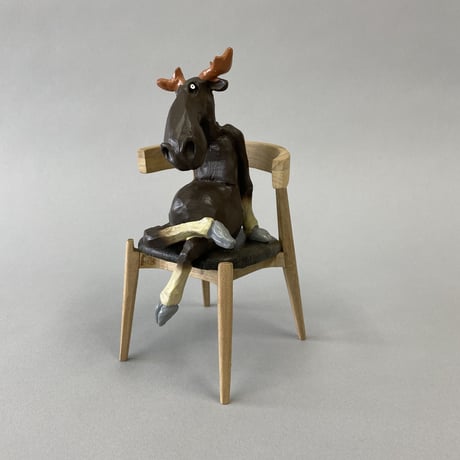もの想うヘラジカさん