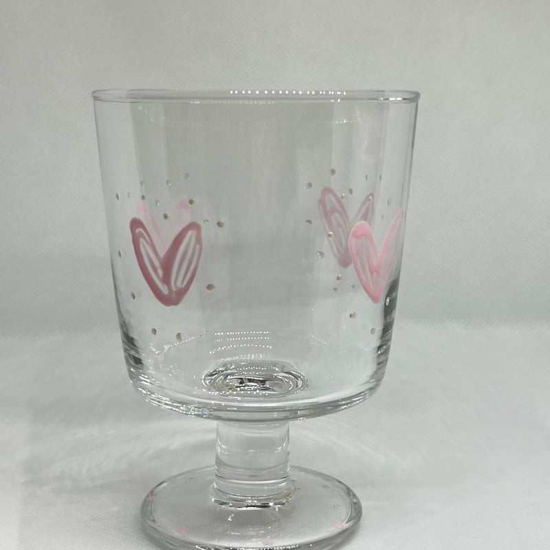 脚付きハートグラス | SWEDEN GRACE STORE