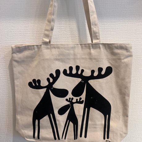 チャック付き　トートバック