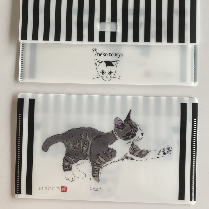 川上麻衣子猫イラスト マスクケース | SWEDEN GRACE STORE