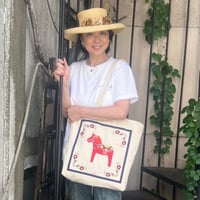 チャック付き　トートバック