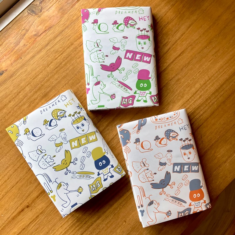 死後くん、多田玲子｜ニュー閉店セールブックカバー ＊ゆっくり