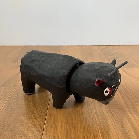 琉球郷土玩具「牛アーシ」（古）
