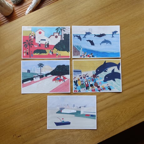 ひらめぐ商店｜日々のアワー  post card set