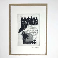 タダジュン｜『カールの降誕祭』ミニ版画シート