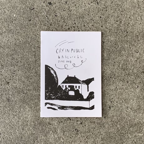 CRY IN PUBLIC zine　シリーズ