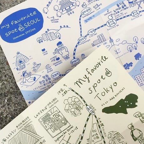 My Favorite Spot in Seoul & Tokyo（ポストカードセット）