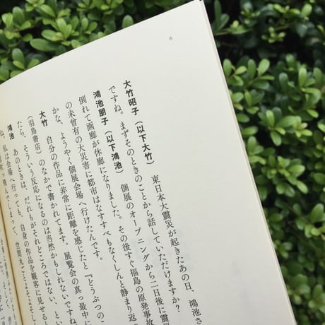 大竹昭子＋堀江敏幸｜鴻池朋子　絵のうら側に言葉の糸をとおす