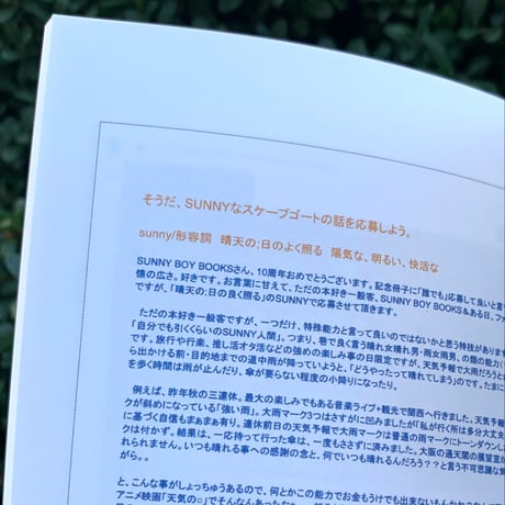 SUNNY 04　10周年記念号
